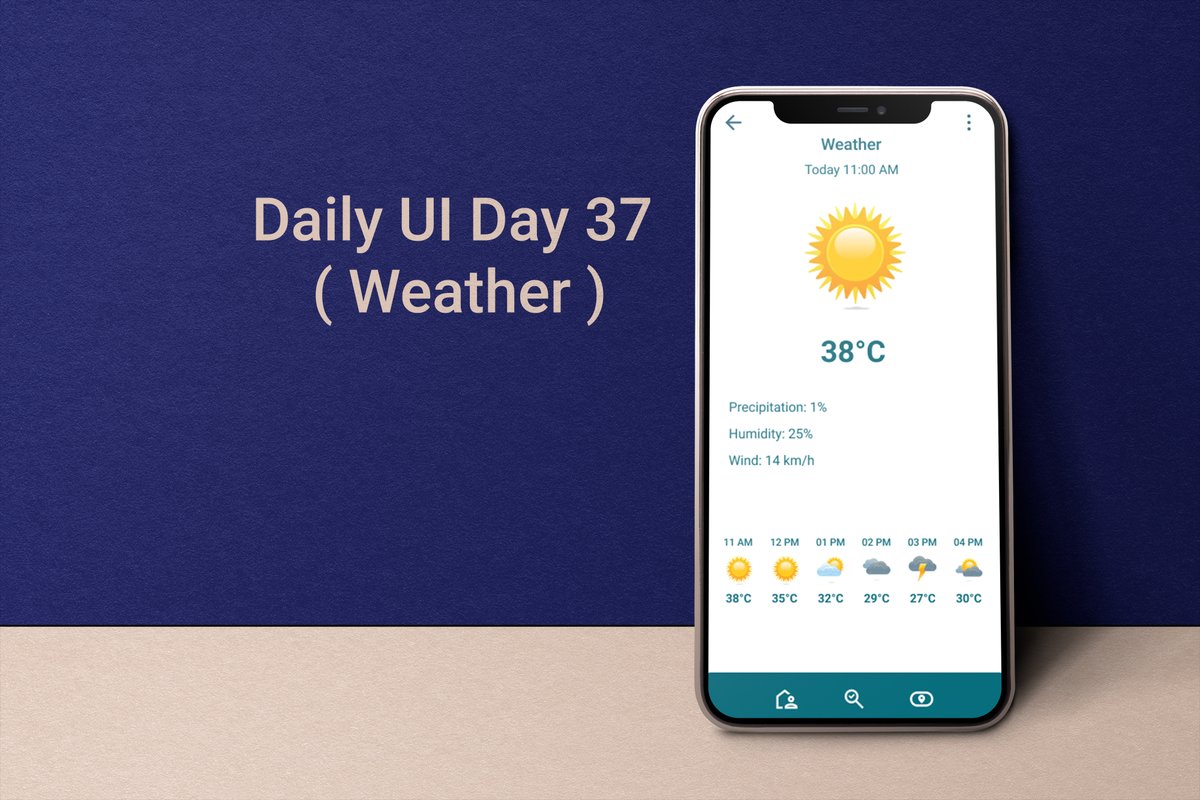 Farzincreation's tweet image. Daily UI Day037 (Weather ) #dailyui #ui #day037 #dailyuichallenge @weather