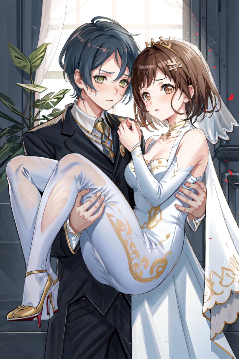 iZayoSakuya_'s tweet photo. プリンセス hug
in p3 short hair sayo is really like xingqiu….
#novelAI #さよつぐ #342g
#bandoriart https://t.co/ADljahvRwV
