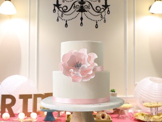 Pink Floral Tape  Sugar Flowers By Kelsie Cakes