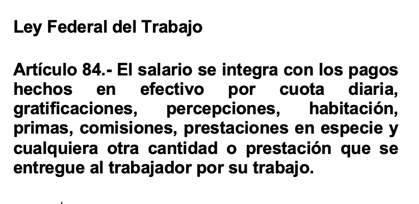 Art 84 Ley Federal Del Trabajo