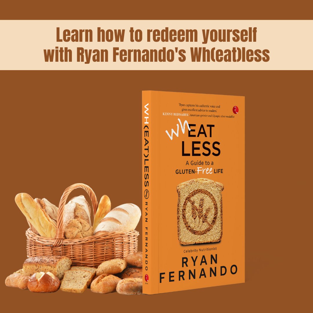 Rupa_Books's tweet image. Gluten sensitive or not, one should learn how your humble piece of bread affects your gut health. Pick your copy of @ryanfoodcoach 's #Wheatless to know more.