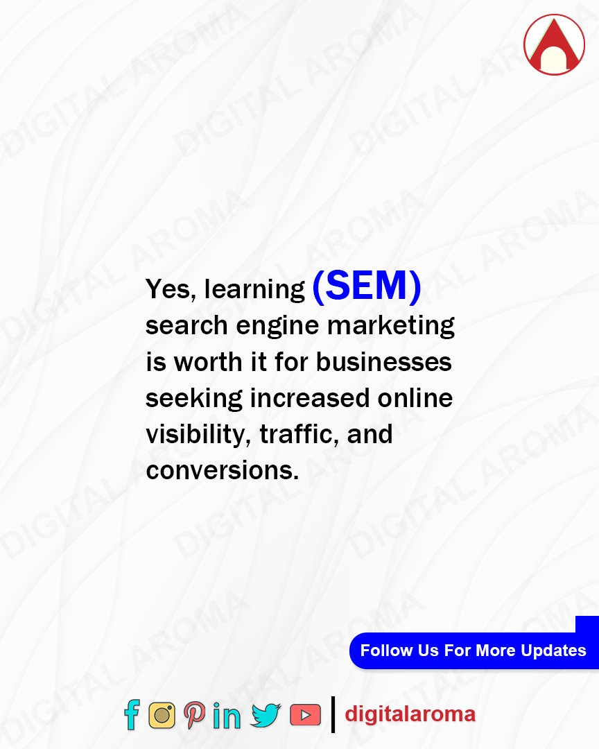 Discover the power of Search Engine Marketing (SEM) with us. 🔍🚀

Know More: bit.ly/3pgYfUt

#SEM #SearchEngineMarketing #PPC #PayPerClick #DigitalMarketing #OnlineMarketing #GoogleAdWords #KeywordResearch #BusinessGrowth #MarketingStrategy #SERP #Advertising