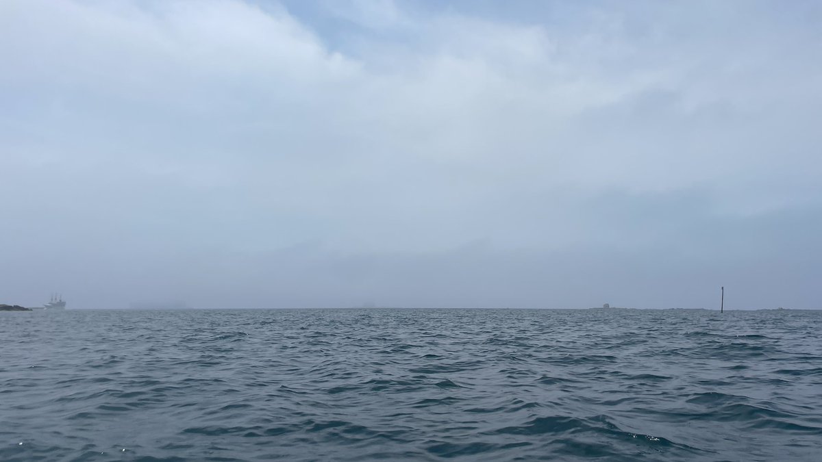 九十九島シーカヤック
濃霧で、２キロ先が見えない