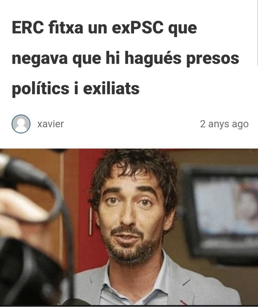 Toñi Osorio,es manifestava a favor de la repressió contra l’1O
Llista d’ER, L’hospitalet de Llobregat

Carles Castillo,negava q haguès presos polítics 
Llista d’ER,Tarragona

Jaume Graells,votava perq no es retirès el 155 
Cap de llista d’ER, l’Hospitalet

I ara vas i els votes !