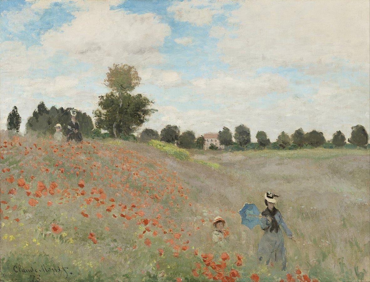 LeonMarchon's tweet photo. Campo di papaveri ad Argenteuil (1873).

Negli anni, si nota che nell'opera di #ClaudeMonet le figure nei paesaggi scompaiono, così quanto i segni della civilizzazione, lasciando spazio soltanto all' "impressione della natura".

#PoppyField #ÖlAufLeinwand https://t.co/3DWn9NdyWs