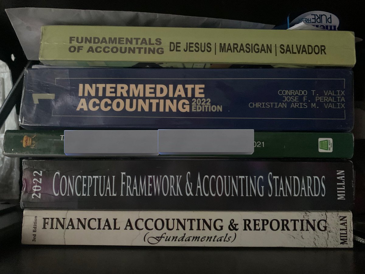 chweeseburgerr's tweet photo. WTS LFB PH

accounting books for sale !!

Fundamentals of accounting
Intermediate accounting
Conceptual frameworks
Financial accounting

valix | milan | de jesus | marasigan | salvador | intacc | cfas | foa | far | 

slightly used/ good condition (intacc/foa)
brand new (cfas/far) https://t.co/6qujThpR58