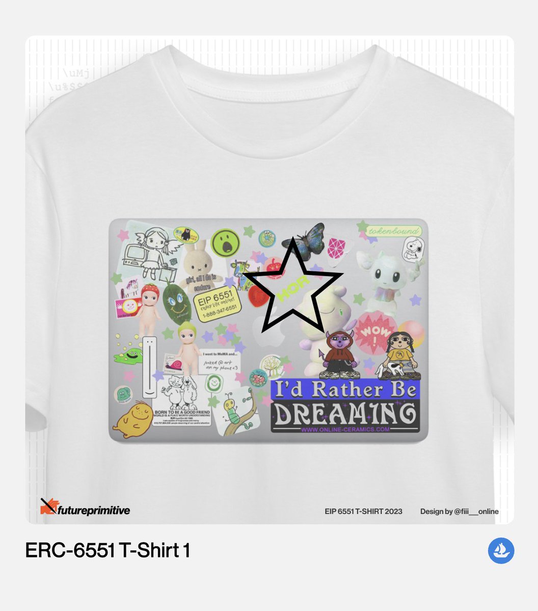 spotted hör on ERC-6551 T-shirt 1 🧐😏