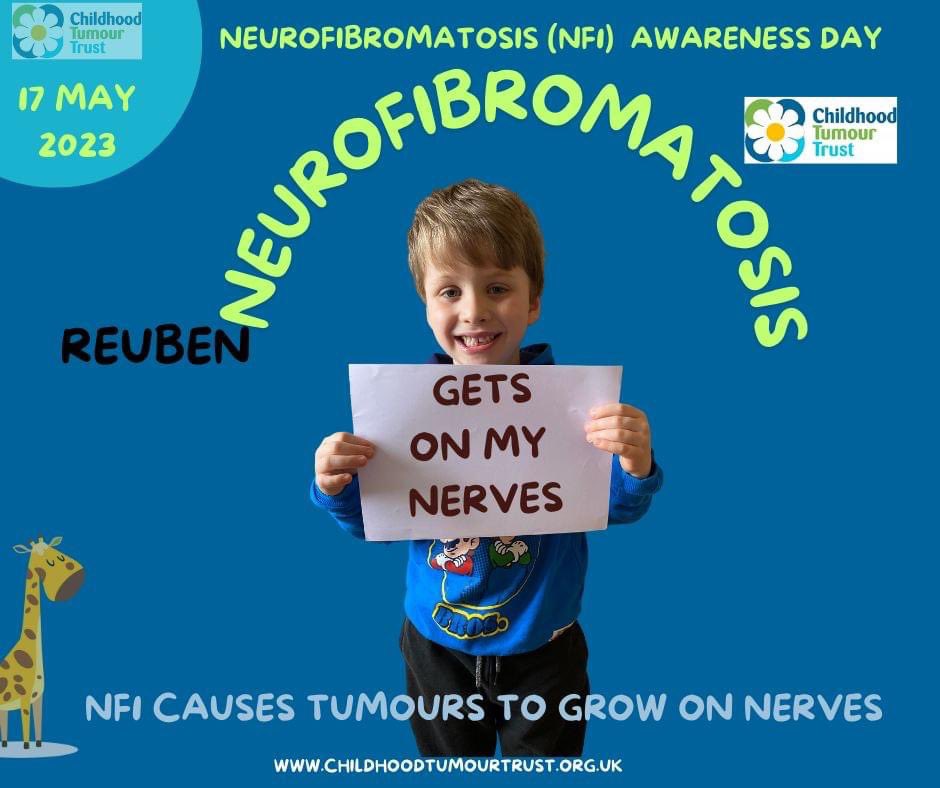 Honouring our brave son Reuben on NF Awareness Day! 🎗️ He's an NF Warrior, defying odds! 💪🏼 Let's raise awareness and bring hope! 🌟 #NF1Awareness #NFWarrior