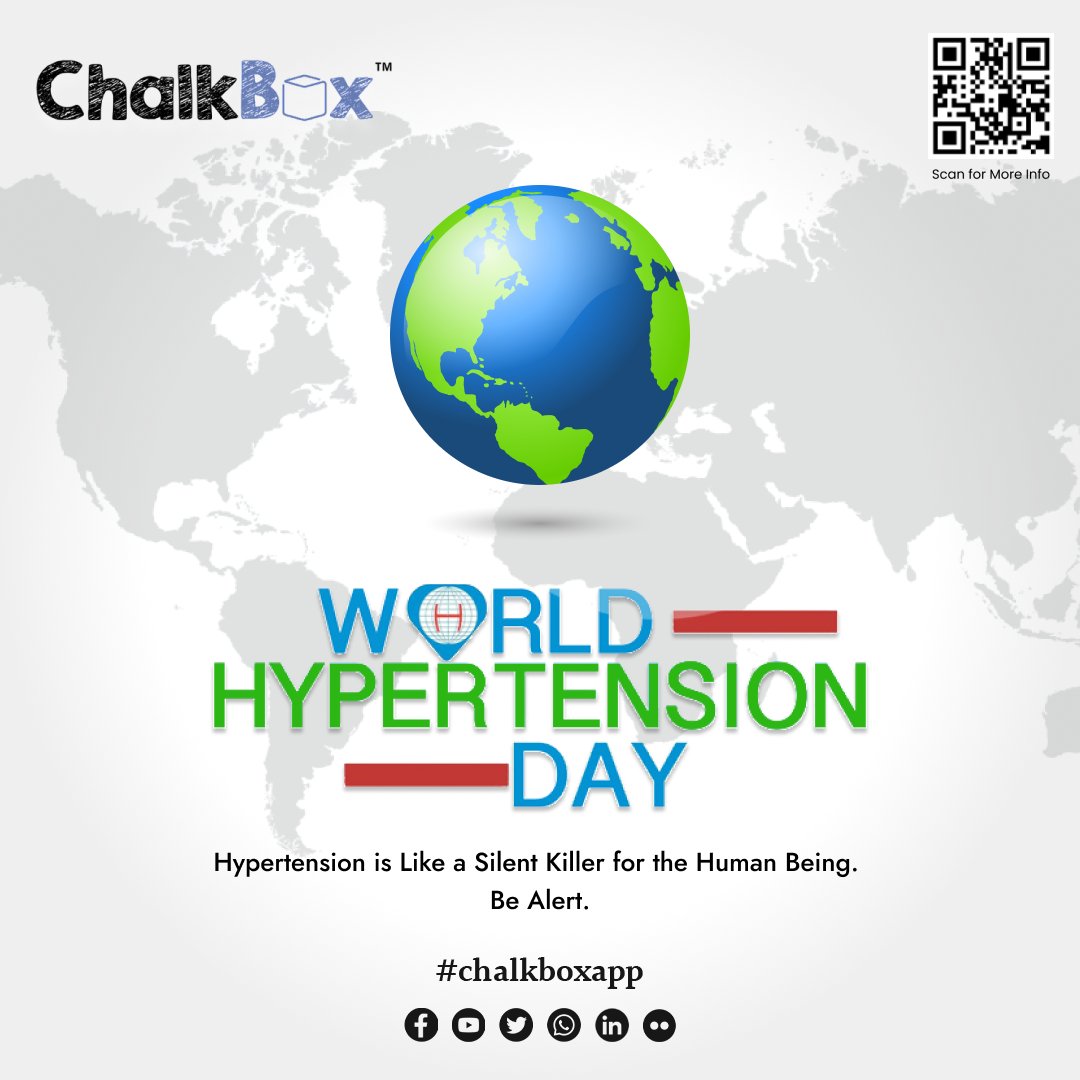 Today is World Hypertension Day! 🌡️
Team ChalkBox dedicates this day to good health ❤️ Keep Smiling 😊🌱
.
.
#WorldHypertensionDay #HealthMatters #SchoolManagementSoftware #PrioritizeWellBeing #chalkbox #chalkboxapp #teamchalkbox #schoolmanagementsystem #schoolmanagementsoftware