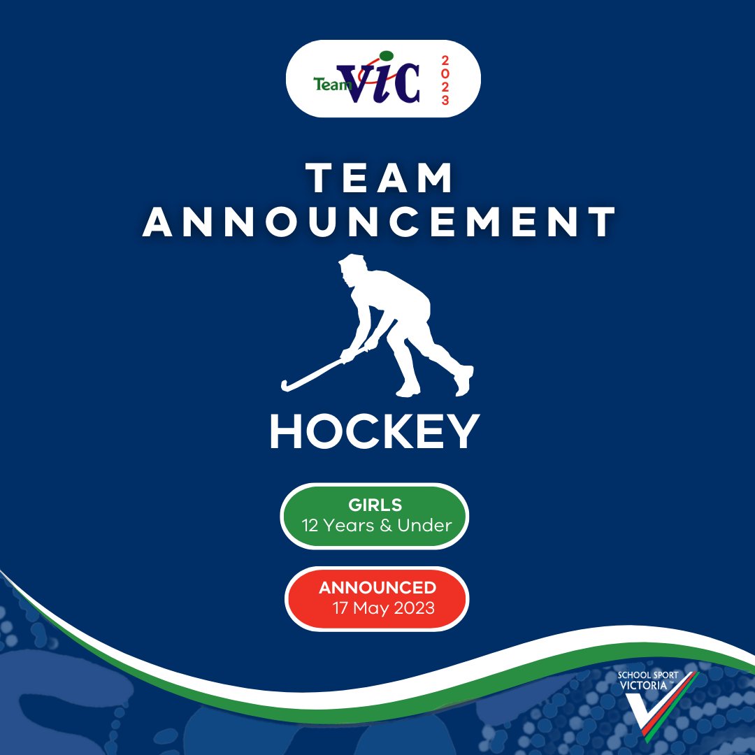 SchoolSportVictoria (@schoolsportvic) on Twitter photo ๐ฃ ๐๐๐๐ฆ ๐๐ข๐ ๐๐จ๐๐ค๐๐ฒ ๐๐๐๐ฆ ๐๐ง๐ง๐จ๐ฎ๐ง๐๐๐ ๐ฃ
SSV is excited to announce the Team Vic Hockey 12 Years & Under Girls Team.
You can see the full team list via this link: ๐ teamvic.info/2023teams
#TeamVic | <a href="/hockeyvictoria/">Hockey Victoria</a> ๐ฃ ๐๐๐๐ฆ ๐๐ข๐ ๐๐จ๐๐ค๐๐ฒ ๐๐๐๐ฆ ๐๐ง๐ง๐จ๐ฎ๐ง๐๐๐ ๐ฃ
SSV is excited to announce the Team Vic Hockey 12 Years & Under Girls Team.
You can see the full team list via this link: ๐ teamvic.info/2023teams
#TeamVic | <a href="/hockeyvictoria/">Hockey Victoria</a>