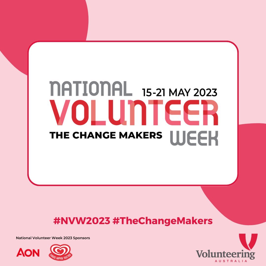 Happy Volunteer Week! Volunteers are the heart and soul of our community. During Volunteer Week, we celebrate and thank all the amazing volunteers who generously give their time and talents to make a difference. Together, we can create a better world. #nvw2023 #TheChangeMakers…