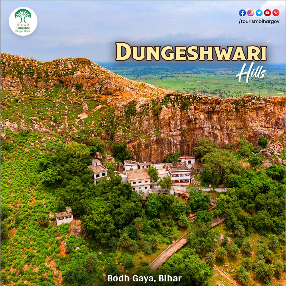 TourismBiharGov's tweet photo. Dungeshwari Hills are a significant #Buddhist site where #LordBuddha spent several years meditating. Visit this serene location to explore the ancient cave temples and stupas that adorn the #hill.

#DungeshwariHills #HillsofBihar #BlissfulBIhar @AbhaySinghIAS @yadavtejashwi https://t.co/HoJQxiMqXf