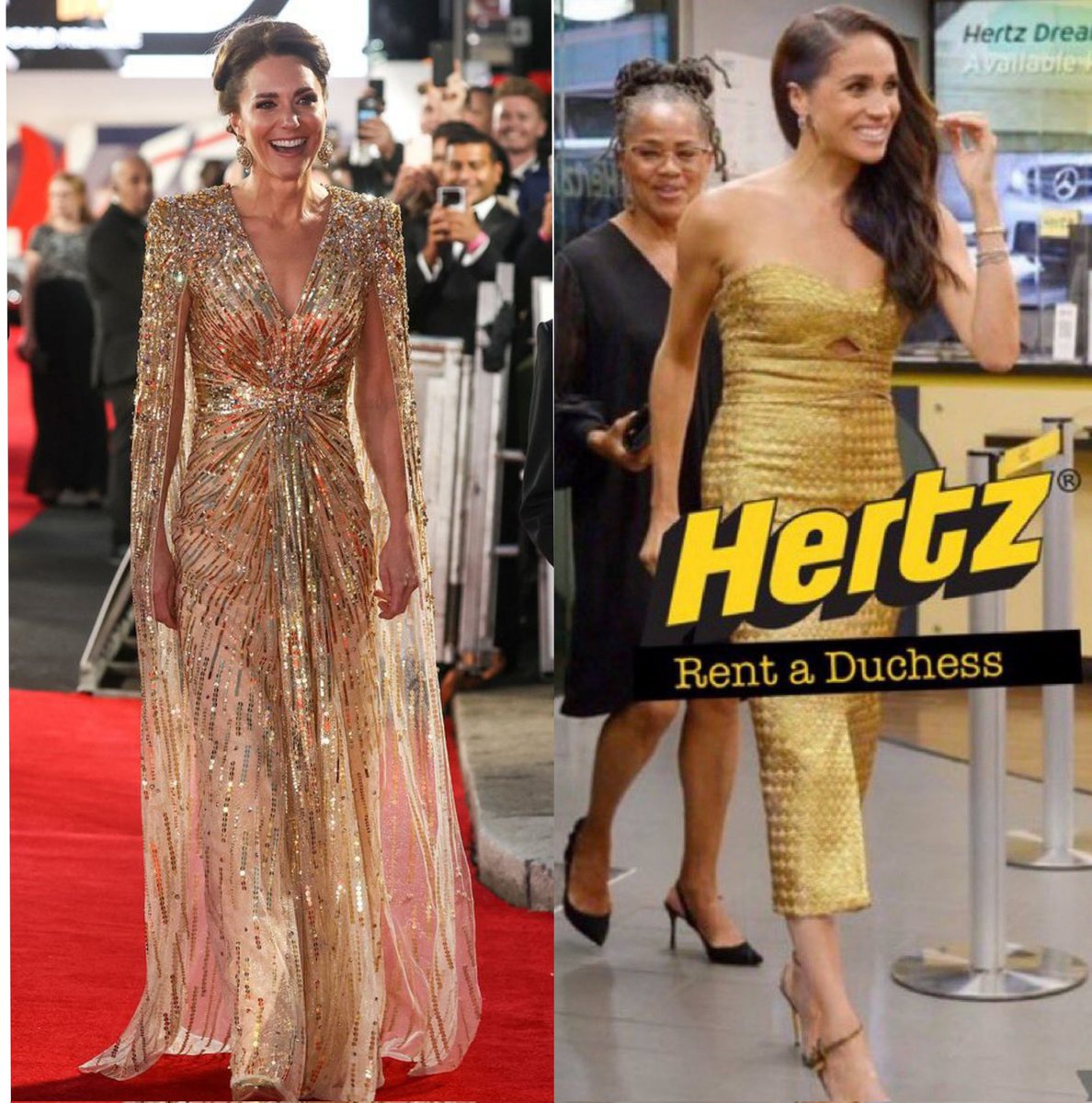 Red carpet vs Hertz Car rental. 😅

#HertzDress 

HRH The Princess of Wales

#KateMiddleton #KateMiddletonStyle #KateEffect #PrincessCatherine