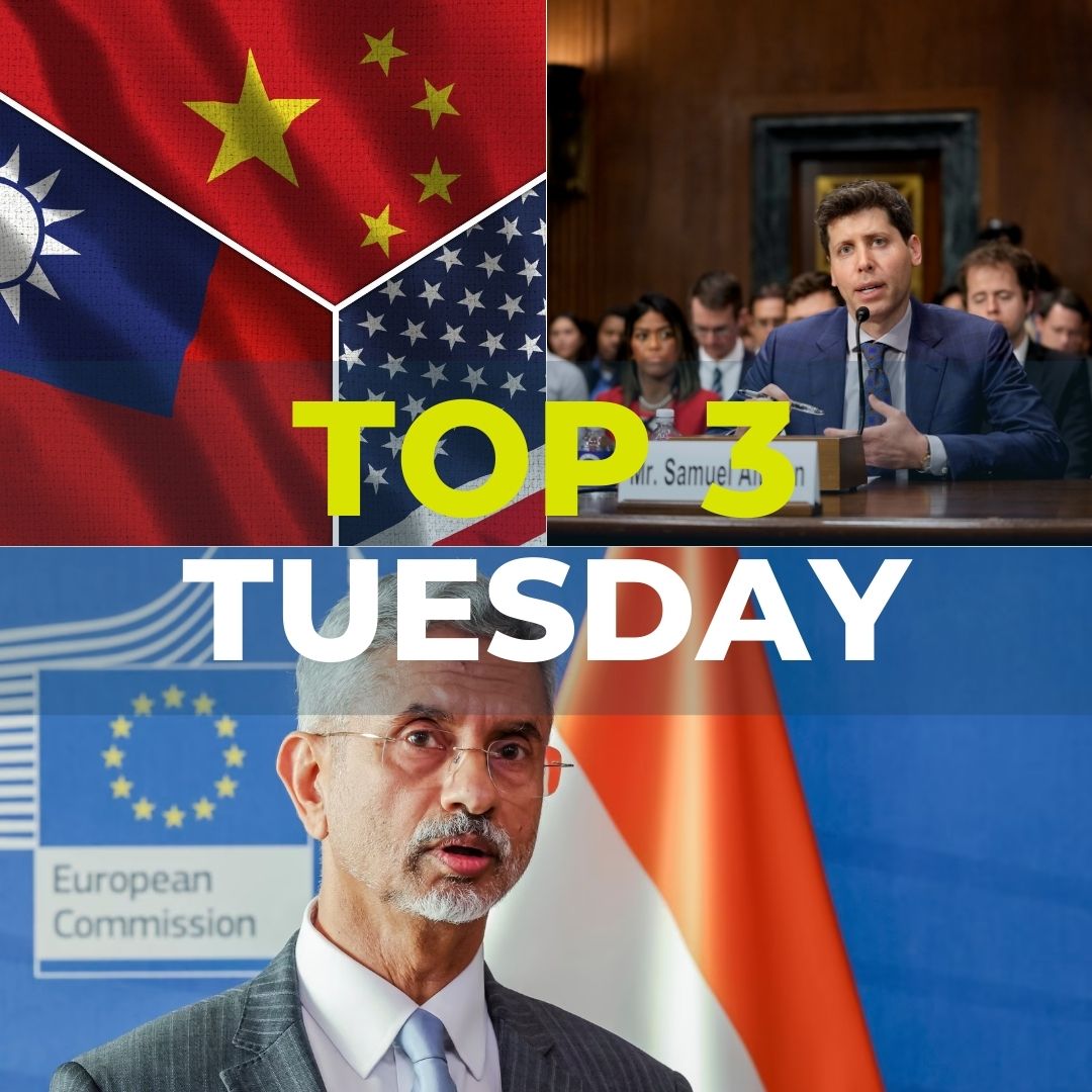 thegeosphere_'s tweet photo. "📰 Tuesday's top stories are here! Get the latest updates and stay ahead of the game with our daily news roundup."

Tuesday's Top Headlines:
1. #EU-#India Summit shrouded in #Trade tensions.

#ForeignMinister #Jaishankar #JosepBorrell #RussianOil #Sanctions #Modi #PiyushGoyal https://t.co/PVDNW5N2gF
