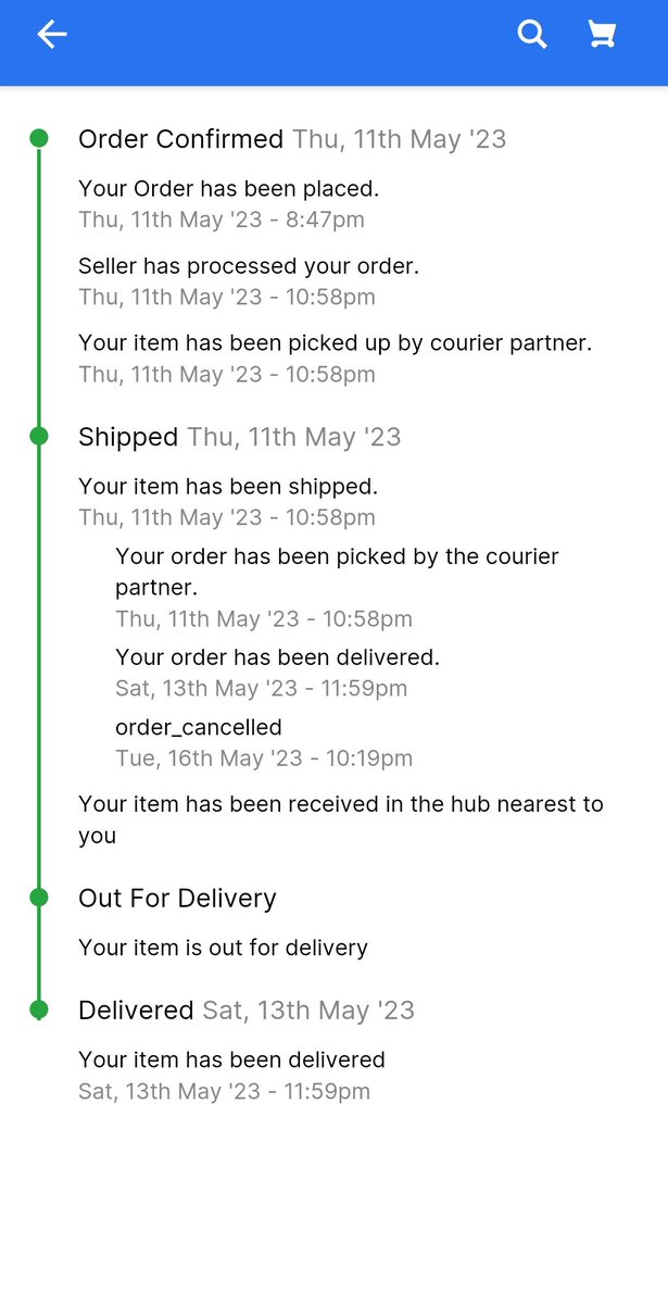 Vinit_jeengar's tweet photo. @Flipkart @flipkartsupport @_Kalyan_K @FlipkartStories @
My order I'd OD428067351482991100
I ordered ac recently on 11th may and it is showing delivered now while I haven’t received the Ac. Many times I cancelled my order but seller rejected my request. Really disappointing 😞 https://t.co/IFdAWhKe79
