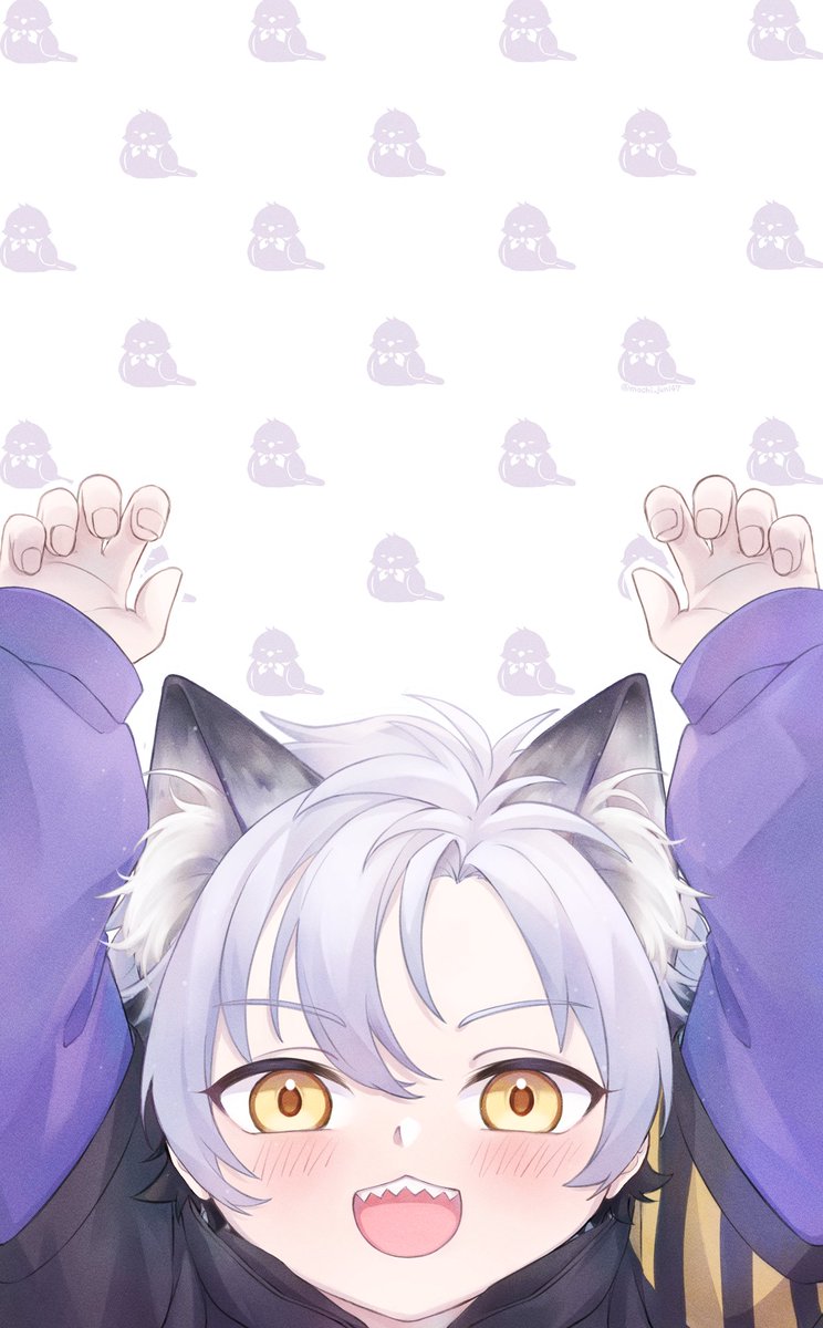 mochi_jun147's tweet image. 地禽人員2個月辣！
獻上小利卡貓貓給各位🫶💜
#LikArt