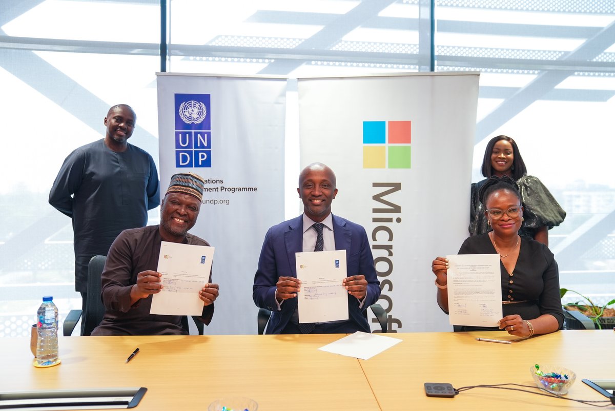 We are proud to announce the MoU between Microsoft ADC and @UNDPNigeria  for the #JubileeFellows Program! 🎉

This 12-month internship initiative will empower young professionals, foster innovation, and drive talent development across Africa. (1/2)

#Innovation #Africa