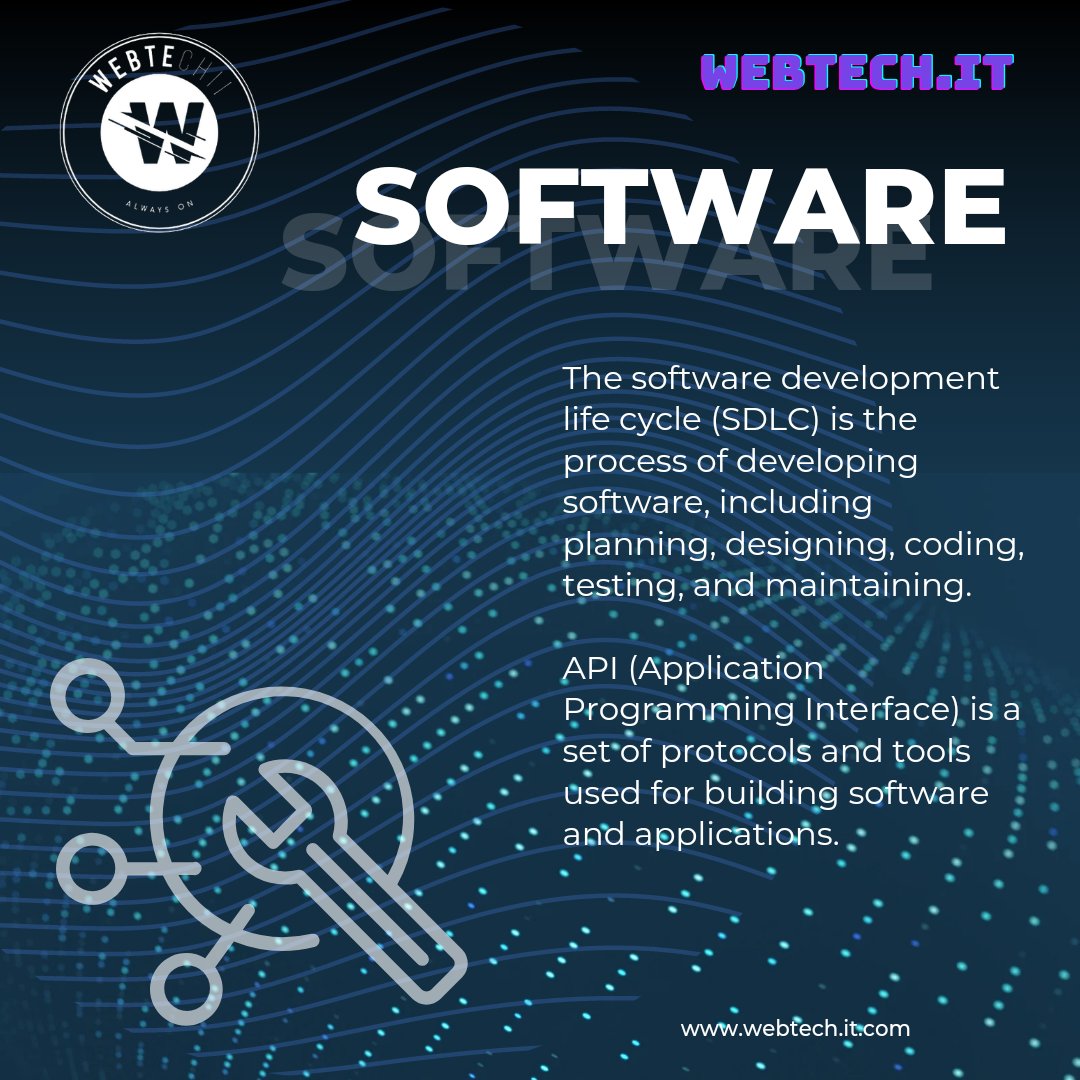 webtech__IT's tweet image. Software development life cycle 🤖
#software #softwaredevelopment