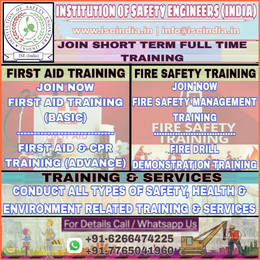 VocationalOf's tweet photo. 👉🏻Join Full Time Training 
❇️First Aid
❇️Fire Safety Management
For Details Visit   🌐: https://t.co/uh8otiMIn2
#FirstAid #Aid #CPR #ABC #Industries #Organisation #Institution #Training #SafetyOfficer #World #CG #Raipur #Raigrah #Korba #Bhilai #Durg #FirstAider #ISEIndia #ISEI https://t.co/aWbFWHLU3H