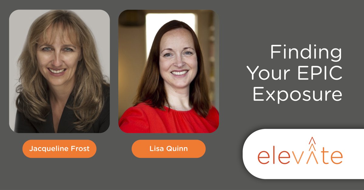 It's webinar day here at Elevate Talent!

Looking forward to 1000+ women joining us for the first webinar in our 'Finding Your EPIC...' series: Exposure!

Join us to find out more! 

#womensleadership #exposure #buildingrelationships #uniqueness #elevateme #elevatetalent