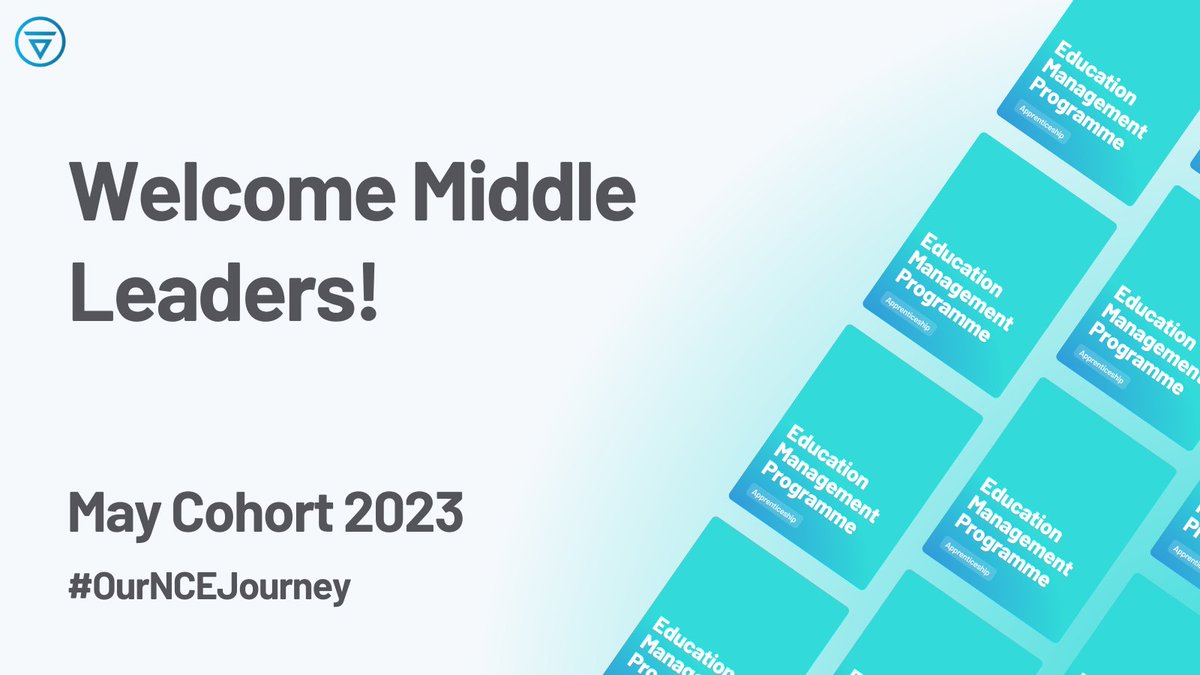 Happy First Day of Learning to our Middle Leaders! 

We're so pleased you're joining the NCE community and can't wait to see what you achieve 🚀

Keep us updated on your journey by using the hashtag #OurNCEJourney ✨