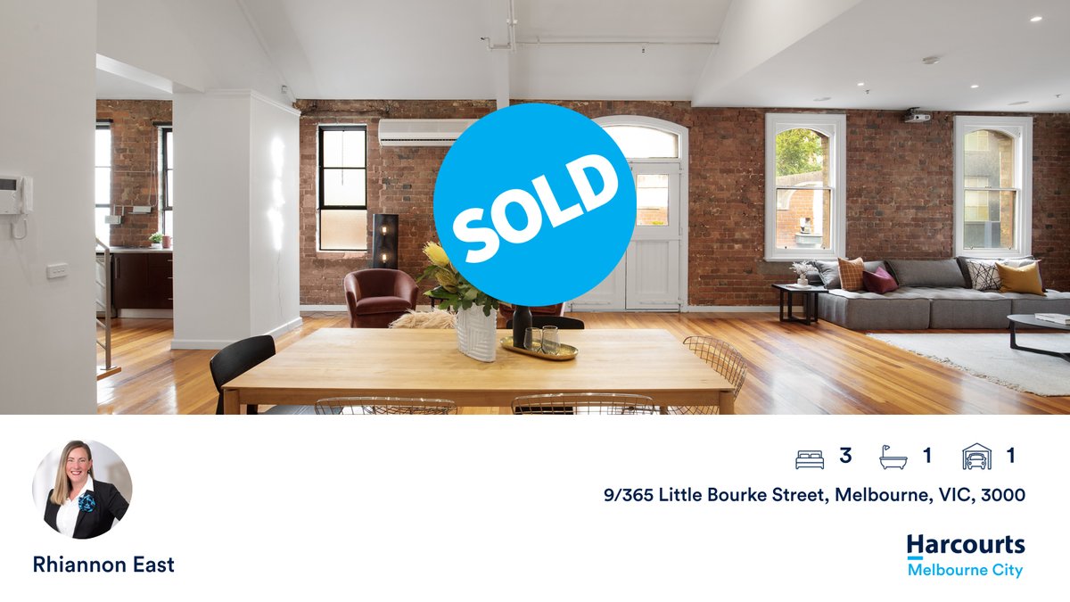 MelbREstate's tweet photo. 🛌 3 🛀 1 🚘 1
📍 9/365 Little Bourke Street, Melbourne, VIC, 3000

My latest sale on RateMyAgent.

https://t.co/8QMTk0FBm0

...
#ratemyagent #realestate #Harcourts_Melbourne_City https://t.co/RnIzGgpd2G
