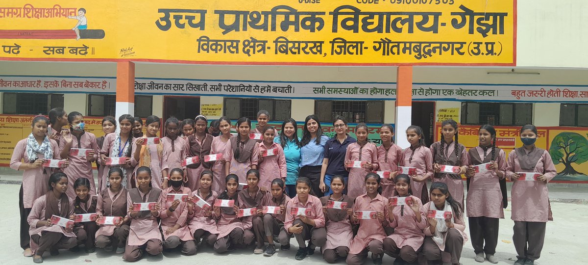 theshewings's tweet photo. The meaning of life is to find your gift. The purpose of life is to give it away

Supported by: @Cloviafashions, @BritanniaIndLtd, #Dixon #ContinentalCarbon #MahagunBuilders #Cyanconnode and #DSGroup  

#education #menstrualhealth #periods #shewings https://t.co/uWMOtpXGXJ