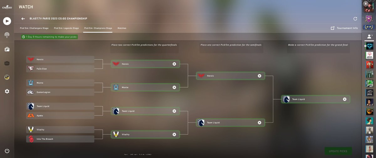 Leaked diamond coin picks for #CSGO #parismajor