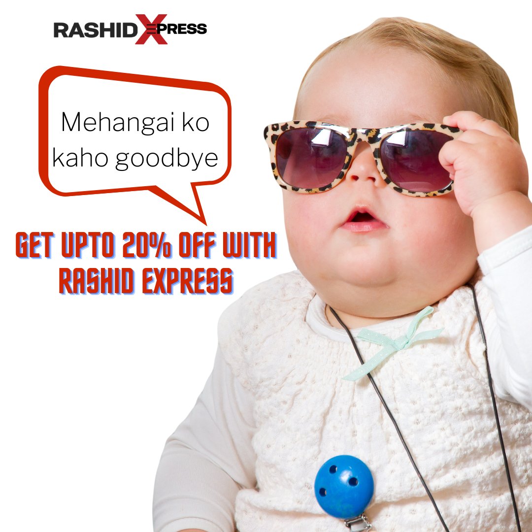 Say goodbye to expensive buying! Discover the incredible deals at Rashid Express and unlock up to 20% discount on your favorite products. Don't miss out on this fantastic opportunity to save big! 

#DiscountDelight #RashidExpress #ShopSmartSaveMore #SavingsOnFleek #AffordableShop