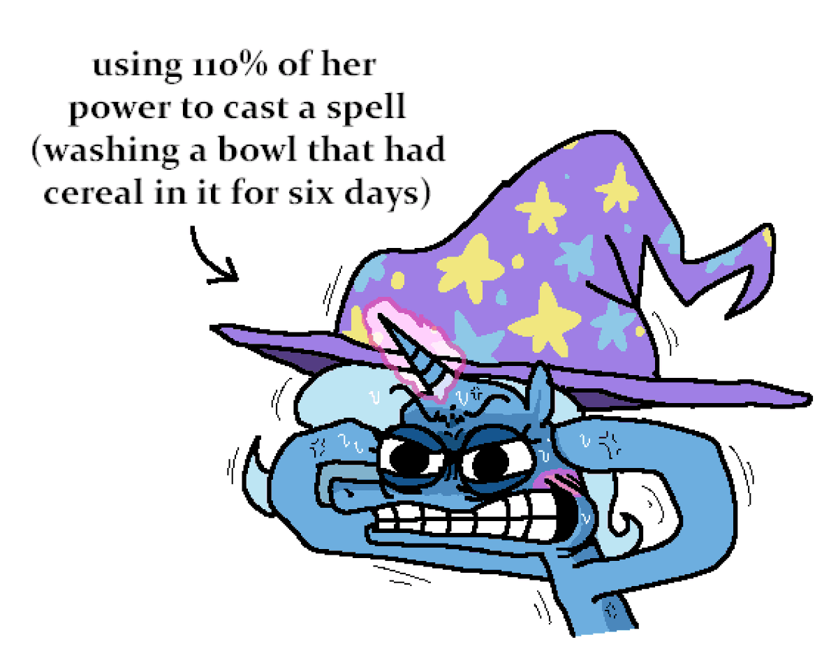 punkittdev's tweet photo. the great and powerful chore doer #mlp https://t.co/LkpiyFtXxd