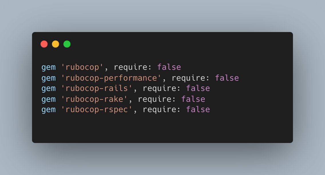 5 Rubocop to add into your #rubyonrails application that will improve your application quality