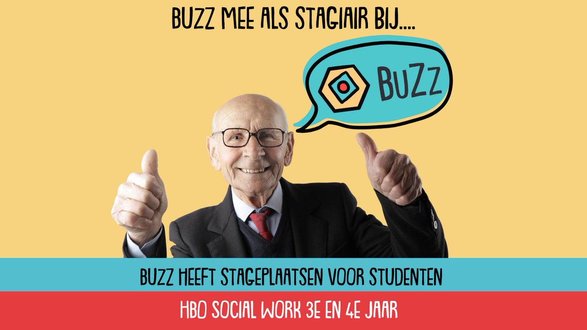 BuZz is op zoek naar stagiaires voor (HBO Social Work 3e en 4e jaar) voor studiejaar 2023-2024.
Stagiaires brengen weer veel kennis en nieuwe inzichten met zich mee, die gebruiken we graag.  buzzleiden.nl/stagiaires/