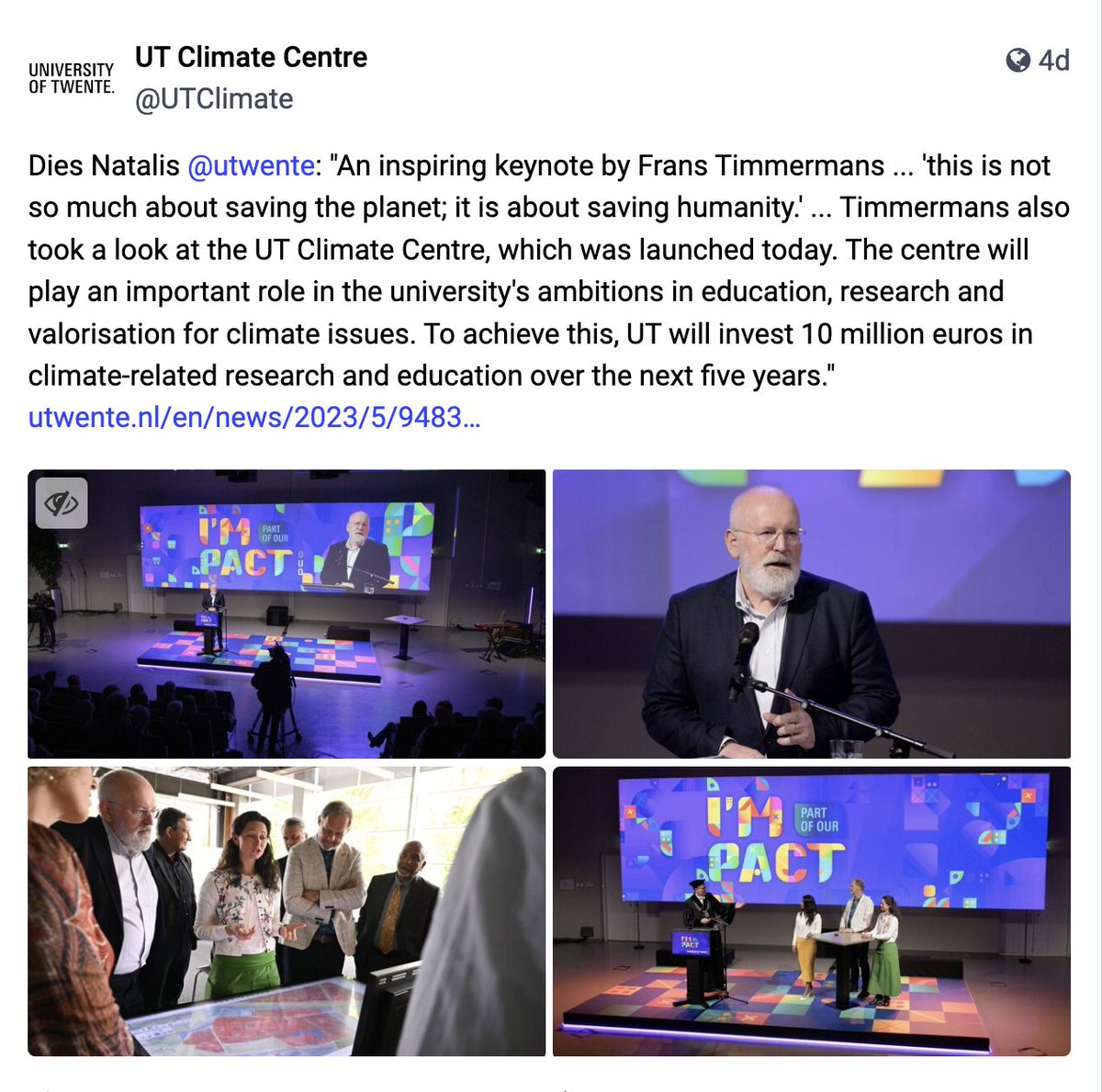 GeoVis @ ITC now https://mapstodon.space/@GeoVisUT (@geovisut) on Twitter photo Follow the new Climate Centre <a href="/UTwente/">University of Twente (inactive)</a> at: social.edu.nl/@UTClimate Follow the new Climate Centre <a href="/UTwente/">University of Twente (inactive)</a> at: social.edu.nl/@UTClimate