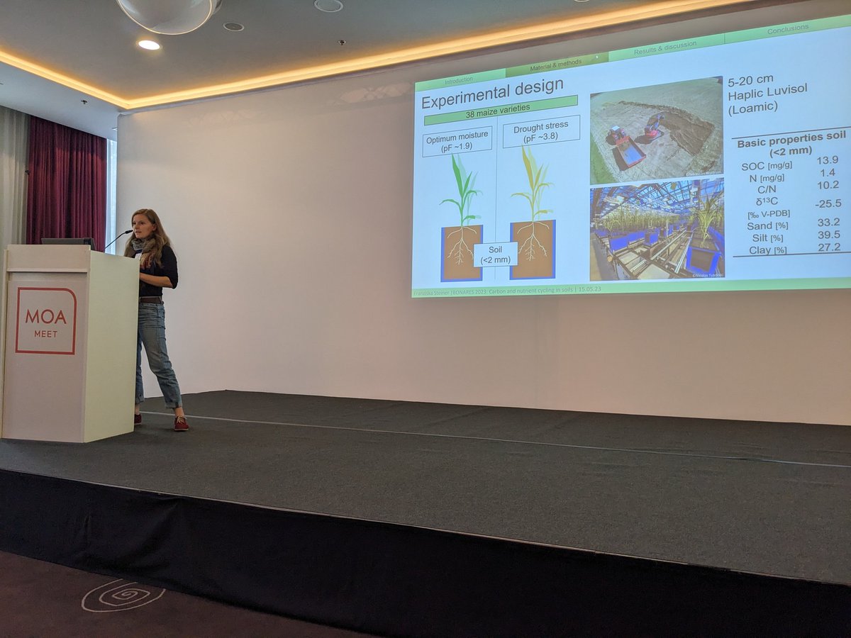 NoeNoeliaga's tweet image. Nices Talks from @tumsoil we're doing  during the  @BonaRes4u conference in Berlin. Successful Results of #susalps.de, #soil3 and @rhizotraits projects!!!