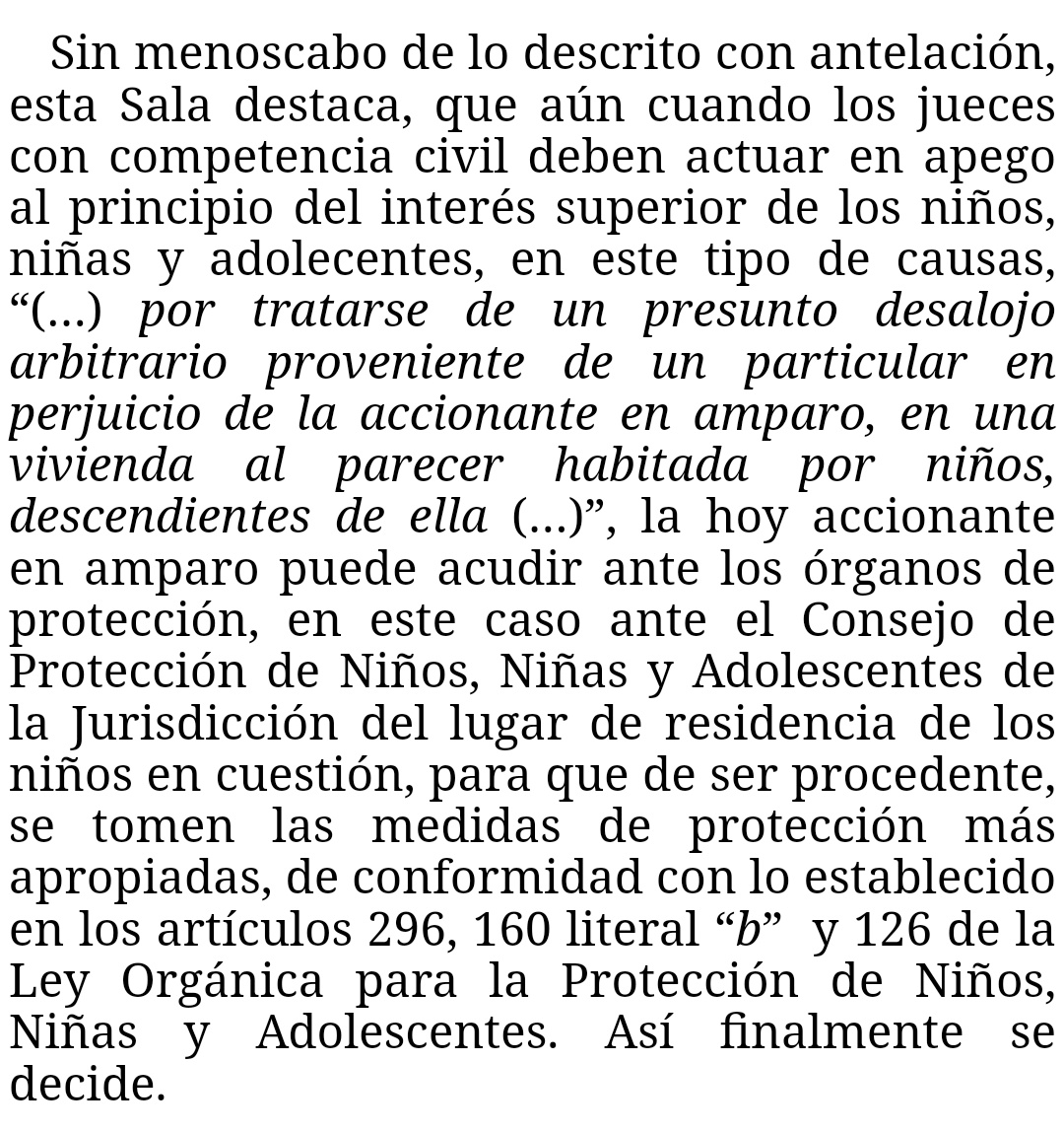 WilsonGomezGB's tweet photo. Sentencia N° 0210 del 27/03/2023 Sala Constitucional @TSJ_Venezuela
Conflicto intersubjetivo entre mayores de edad en materia civil arrendaticia. Mención de niños, niñas y adolescentes no implica que deba aplicarse el fuero de atracción. LOPNNA  🧐☕
https://t.co/POiJ16VC15 https://t.co/K7ycMeDmsh
