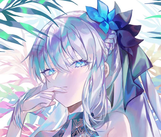 この顔好き 色遣いめっちゃ綺麗なのも好き