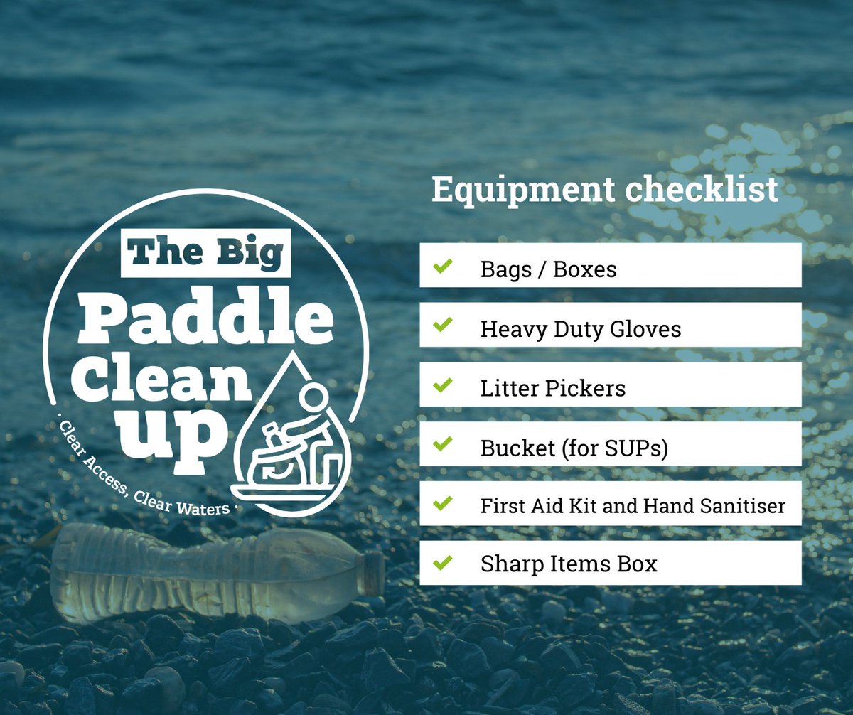 The #BigPaddleCleanup is just around the corner! Only 10 days to go until thousands of paddlers come together to take action on litter and plastic pollution 👊💙 ⁠ See how you can join in and organise your own cleanup 👉 orlo.uk/Ytz1N