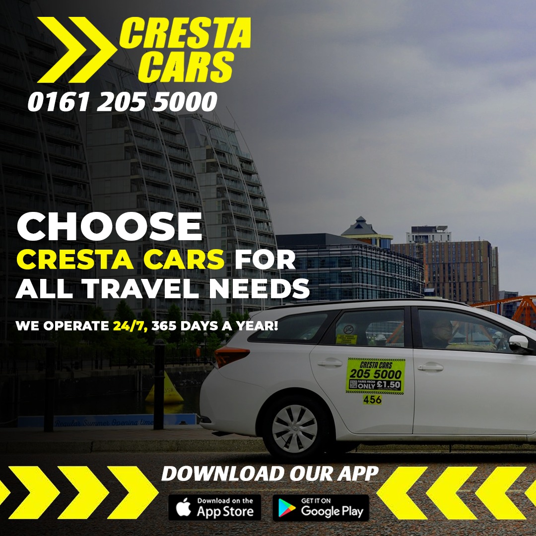 Here when you need us!

Download the FREE app today: onelink.to/crestacarstaxi
0161 205 5000
crestacars.co.uk
.
.
.
.
#safetaxitravel #crestacars #taxi #cabs #manchester #privatehire #taxidriver #travel #app #contactless #appstore #googleplay #24HourTaxi