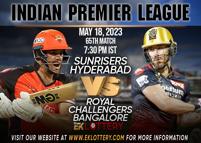 EK_lottery's tweet photo. 🏌🏻♂️ SRH v RCB 🏌🏻♂️ 👉🏼 SRH will wish to take down RCB on May 18 Thursday, and keep their making it to the playoffs. The Challengers, on the other hand, will give a tough fight to their opponents to advance further to top four of this season. 💢
#EKLottery #IPL2023 #match65 https://t.co/dqXxiEsJBQ