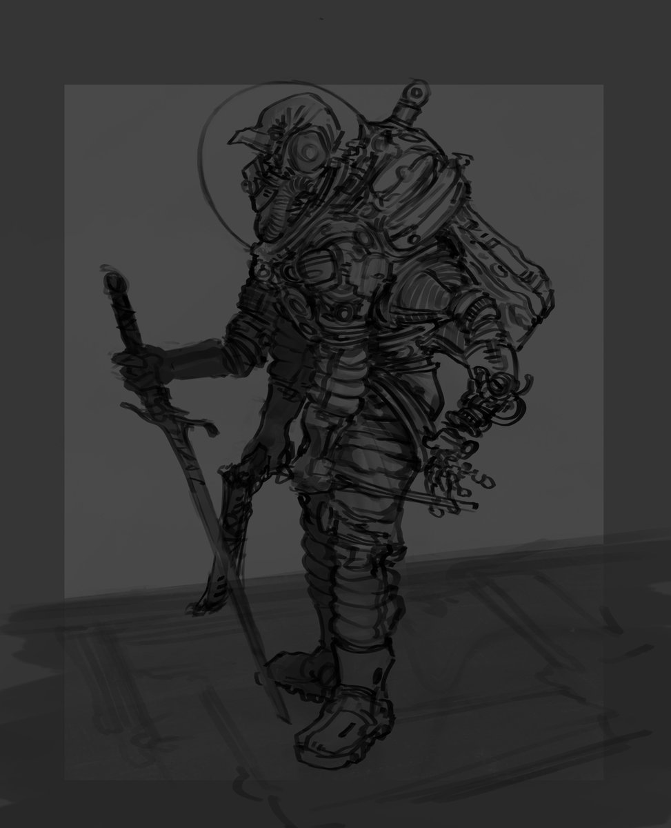 modredcastleton's tweet image. Ahh - so yeah this is what the CAPS system would look like in action - albeit theirs is much less covered in ichor &amp;amp; corrosion. ;)

☢️ To be Forewarned is to be Four-Armed! ☢️

#WormwoodStudios #HibernaculumGame #CAPS #DefactoBlobber