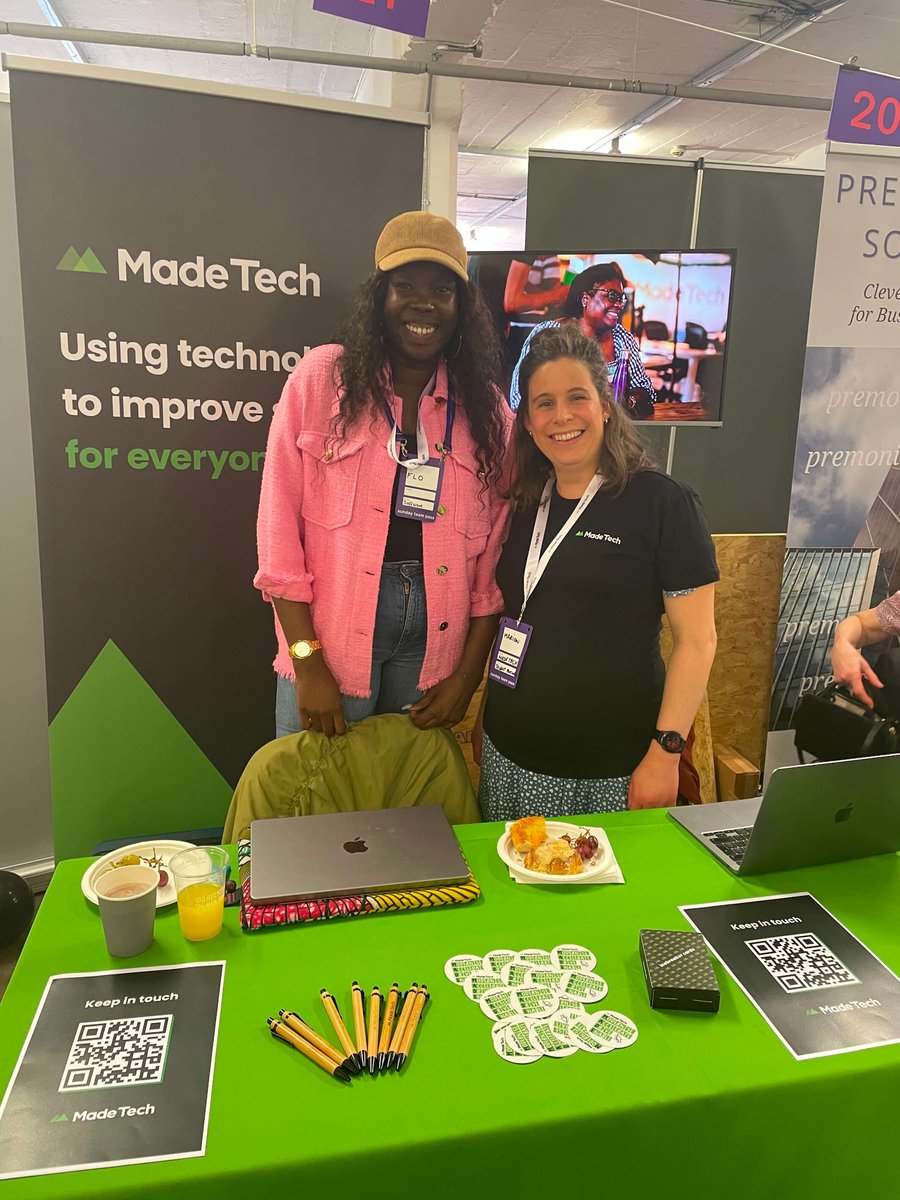 madetech's tweet photo. Thanks to everyone that came to say hello at #SiliconMilkroundabout last weekend! A few pics of the team at the Made Tech stand looking none too shabby… As always, you can find our open roles on our careers page:
https://t.co/8r2KiMBGOr (@milkroundabout) https://t.co/yNwGolAtae