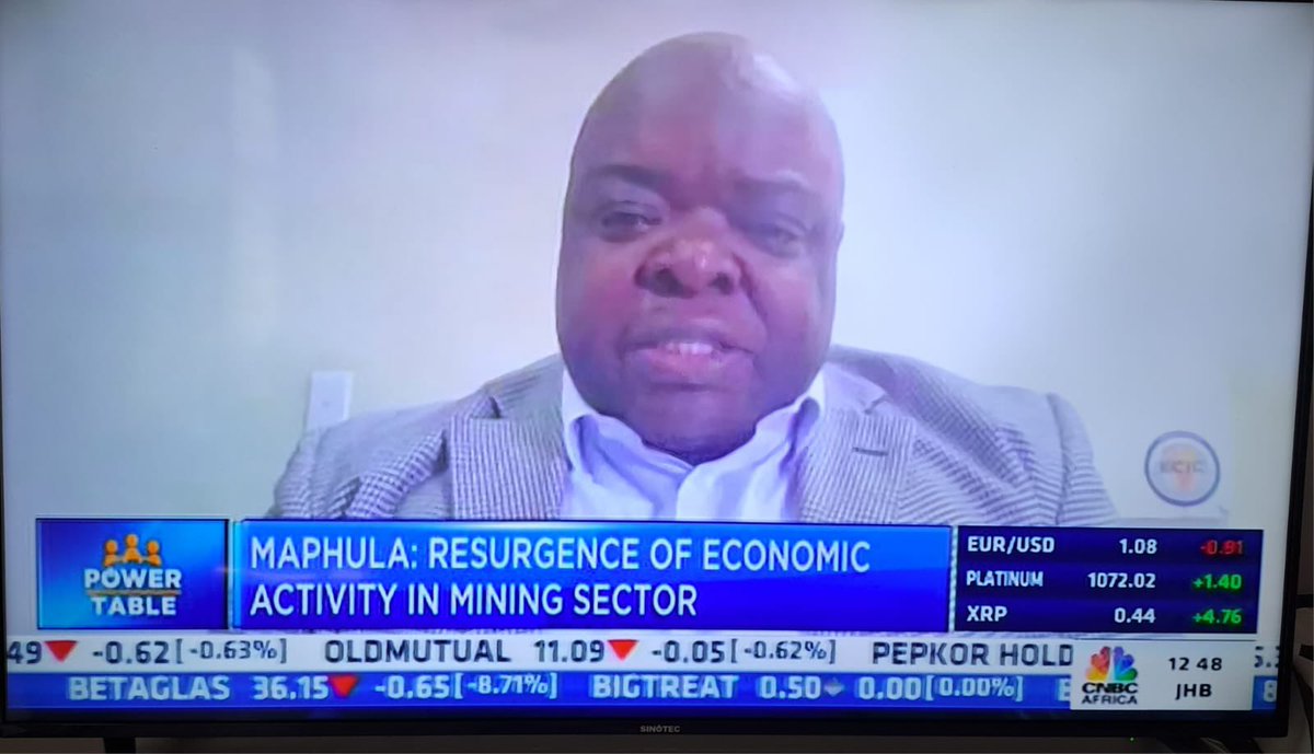 ECIC's Ntshengedzeni Gilbert Maphula says #ECIC is seeing a resurgence of economic activity, particularly in the mining sectors, talking to @FifiPeters on #PLSA410 @cnbcafrica now.