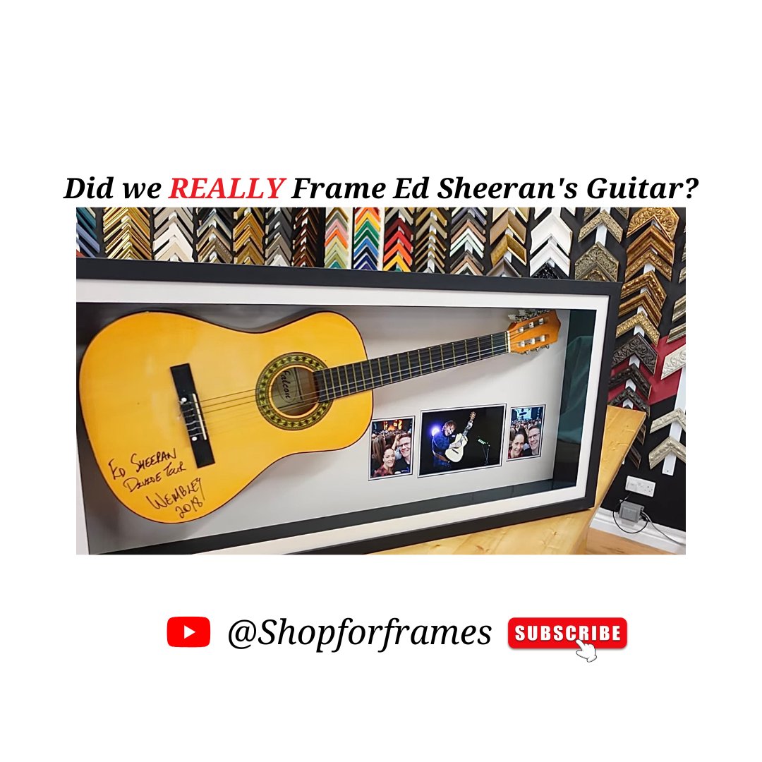 Did we really frame Ed Sheeran's guitar? 🎸

🌐You can find out here: youtube.com/watch?v=sFjizV…

#interiorart #interiordesign #contemporaryart  #interior #modernart #artwork #painting #homedecor #customframing #artist #abstractpainting #bespokeframing #artoftheday #mymarlow