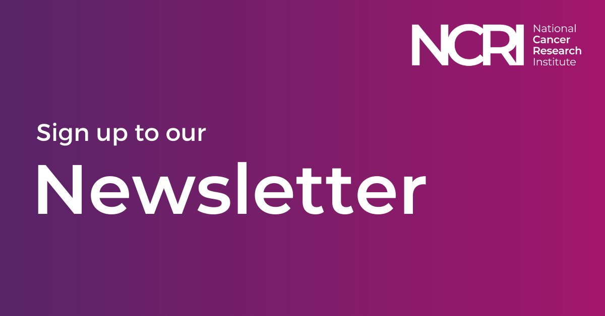 Keep up to date with #news and #events from NCRI by signing up for our newsletter. ✉️ ow.ly/Qwfa50LcW8K
