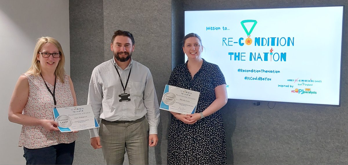 Yesterday was an historic day @NHSMidlands #ReconditionTheNation We awarded our first platinum medals 🥇🥈🥉 @MarcellaIrvine for being a trailblazer introducing the concept across the Midlands and @NGHnhstrust @ClareWalsgrove for drive, passion and enthusiasm @sathNHS
