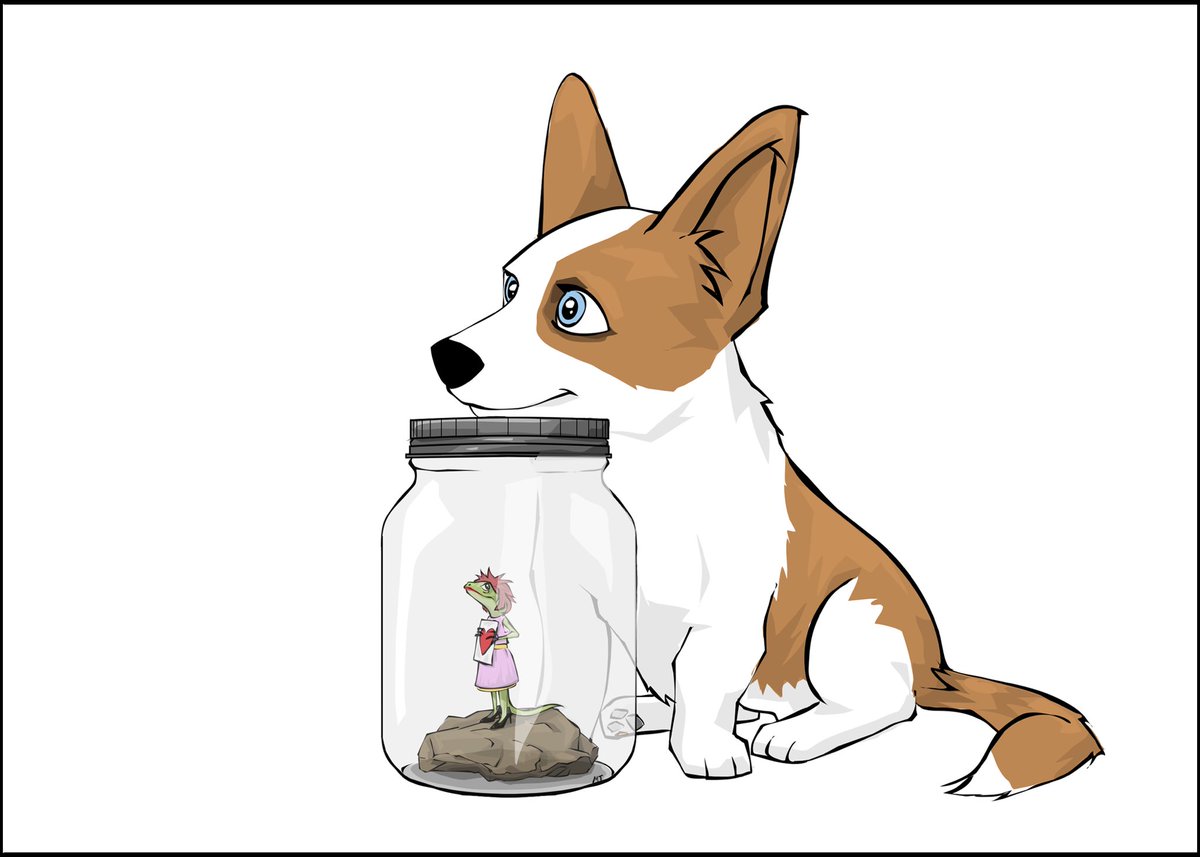 I’ve been MIA since November because of some big projects that came up. A Crooked Heart had to take a back seat during that time.  I can focus on the game now.  Lulu didn’t disappear, she just had a few errands to take care of. 
Plus we got a puppy corgi.