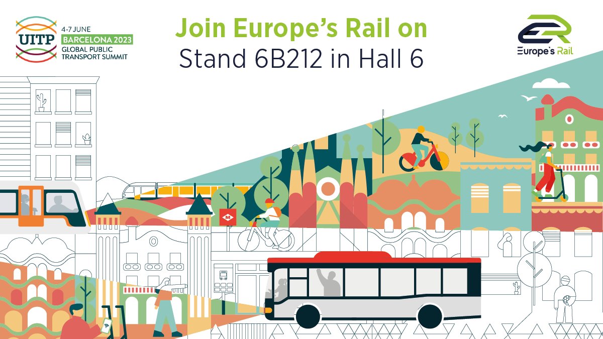 Have you already registered for the <a href="/uitpsummit/">UITP Summit 2023</a> next month in Barcelona🇪🇸?

Visit the #EU_Rail stand 6B212 in hall 6 &amp; try some of our demos including:

➡️ VR tool on noise abatement technologies
➡️ Travel Companion app
➡️ Lightweight seats

...&amp; more

🔗bit.ly/45ij0Qn