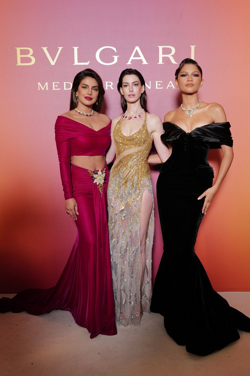 Venice, Italy

<a href="/priyankachopra/">PRIYANKA</a>, Anne Hathaway and <a href="/Zendaya/">Zendaya</a> at Bulgari's Mediterranea collection launch.