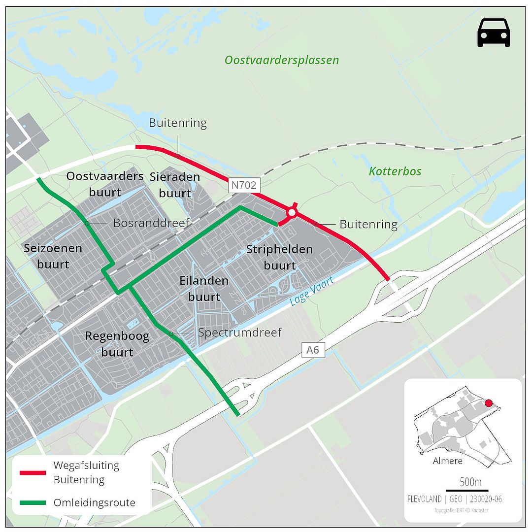 werkaandedreven's tweet photo. De provincie Flevoland werkt vanaf maandag 22 mei aan de rotonde op de Stripheldenweg (wordt turborotonde) en aan de noordbaan van de Buitenring vanwege verouderingsverschijnselen. De werkzaamheden zijn naar verwachting op vrijdag 14 juli klaar. Meer info: https://t.co/eAccrBrwLX https://t.co/d70F6GtmJe
