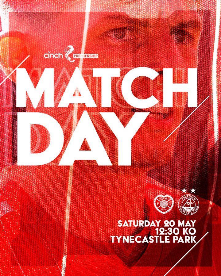 AberdeenFC's tweet photo. 🔴 Matchday 🔴

Hearts (A). COYR!

#StandFree | #cinchPrem https://t.co/ywHtJvvWuh